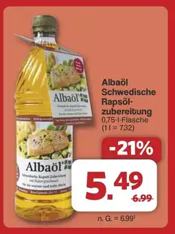 Famila Nord West Albaöl Schwedische Rapsöl- zubereitung Angebot
