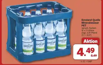 Famila Nord West Emsland Quelle Mineralwasser PET Angebot
