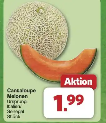 Famila Nord West Cantaloupe Cantaloupe Melonen Ursprung: Italien/ Senegal Stück Angebot