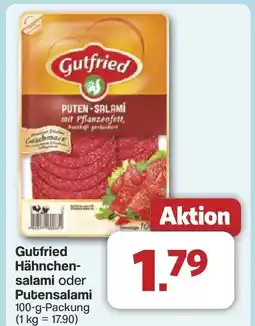 Famila Nord West Gutfried Hähnchen- salami oder Putensalami Angebot