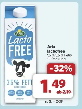 Famila Nord West Arla lactofree Angebot