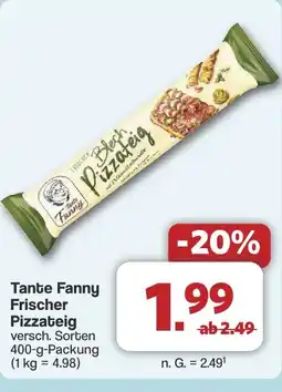 Famila Nord West Tante Fanny Frischer Pizzateig Angebot