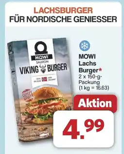 Famila Nord West MOWI Lachs Burger Angebot