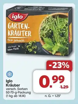 Famila Nord West Iglo Kräuter Angebot