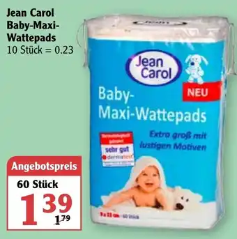 Globus Jean CaroL Baby Maxi Wattepads Angebot