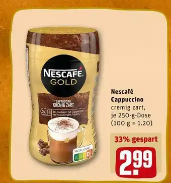 REWE Nescafé cappuccino Angebot