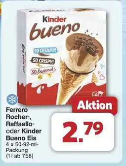 Famila Nord West Ferrero Rocher-, Raffaello- oder Kinder Bueno Eis Angebot