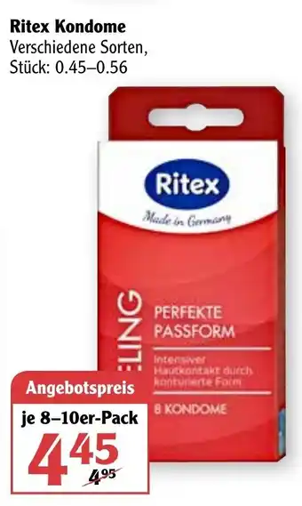 Globus Ritex Kondome Angebot