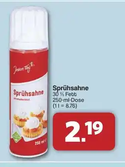 Famila Nord West Sprühsahne Angebot