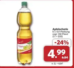 Famila Nord West Apfelschorle Angebot