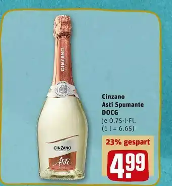 REWE Cinzano asti spumante docg Angebot