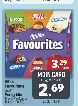 Famila Nord West Milka Favourites oder Party Mix Angebot