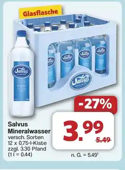 Famila Nord West Salvus Mineralwasser Angebot