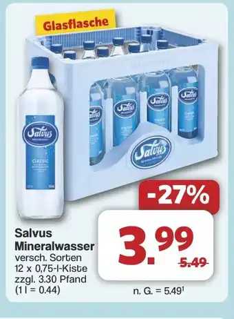 Famila Nord West Salvus Mineralwasser Angebot