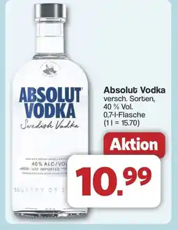 Famila Nord West Absolut Vodka Angebot
