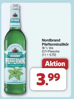 Famila Nord West Nordbrand Pfefferminzlikör Angebot