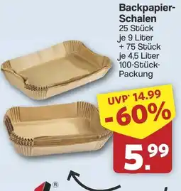 Famila Nord West Backpapier- Schalen Angebot