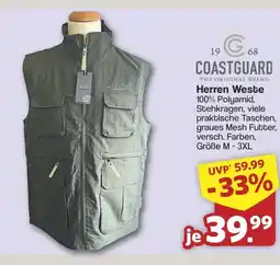 Famila Nord West COASTGUARD Herren Weste Angebot