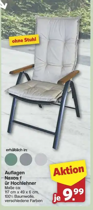 Famila Nord West Auflagen Naxos f ür Hochlehner Maẞe ca: Angebot
