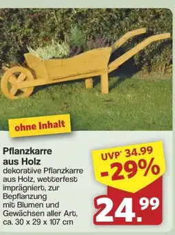Famila Nord West Pflanzkarre aus Holz Angebot