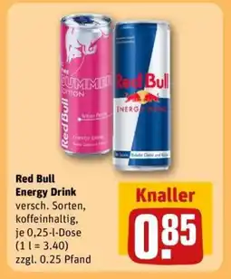 REWE Red Bull Energy Drink Angebot
