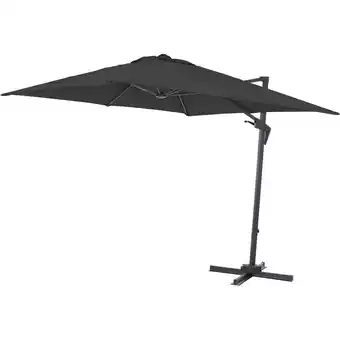 toom Baumarkt Siena Garden Ampelschirm 'Vito' anthrazit Ø 250 cm Angebot