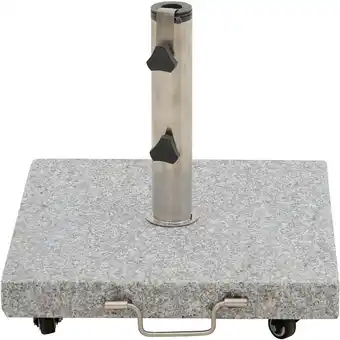 toom Baumarkt Siena Garden Schirmständer 'Ennio' grau 45 x 45 x 3,7 cm 28 kg Angebot