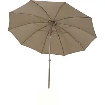 toom Baumarkt Siena Garden Mittelstockschirm 'Paolo Push' taupe Ø 270 cm Angebot