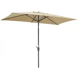 toom Baumarkt Schneider Rechteckschirm 'Tunis' naturfarben 270 x 150 cm Angebot