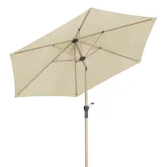 toom Baumarkt Schneider Marktschirm 'Cordoba' naturfarben Ø 270 cm Angebot