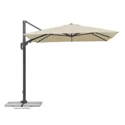 toom Baumarkt Schneider Ampelschirm 'Rhodos Twist' naturfarben 350 x 260 cm Angebot