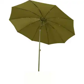 toom Baumarkt Siena Garden Mittelstockschirm 'Paolo Push' olivefarben Ø 270 cm Angebot