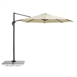 toom Baumarkt Schneider Ampelschirm 'Rhodos Junior' naturfarben Ø 300 cm Angebot