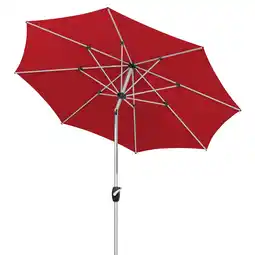 toom Baumarkt Schneider Sonnenschirm 'Venedig' rot Ø 270 cm Angebot