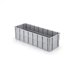 toom Baumarkt Alutec Einsatz für Kunststoffbehälter grau 36 x 13 x 10 cm Angebot
