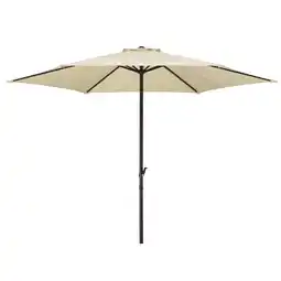 toom Baumarkt Schneider Sonnenschirm 'Bergamo' naturfarben Ø 300 cm Angebot