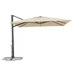 toom Baumarkt Schneider Ampelschirm 'Rhodos Smart' naturfarben 300 x 300 cm Angebot