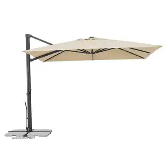 toom Baumarkt Schneider Ampelschirm 'Rhodos Smart' naturfarben 300 x 300 cm Angebot