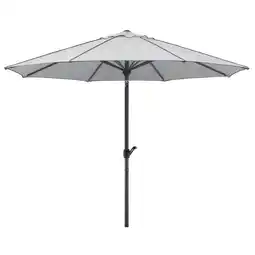 toom Baumarkt Schneider Marktschirm 'Adria' silbergrau Ø 300 cm Angebot