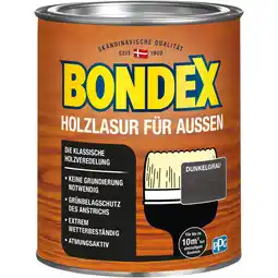 toom Baumarkt Bondex Holzlasur dunkelgrau 750 ml Angebot