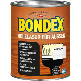 toom Baumarkt Bondex Holzlasur kalkweiß 750 ml Angebot