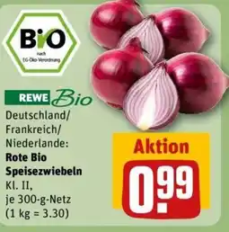 REWE Rote Bio Speisezwiebeln Angebot