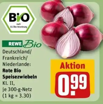REWE Rote Bio Speisezwiebeln Angebot