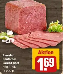 REWE Rienshof Deutsches Corned Beef Angebot