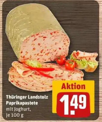 REWE Thüringer Landstolz Paprikapastete Angebot