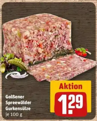 REWE Golẞener Spreewälder Gurkensülze Angebot