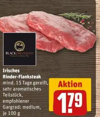 REWE Irisches Rinder-Flanksteak Angebot