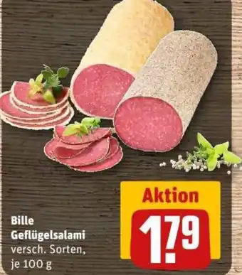 REWE Bille Geflügelsalami Angebot