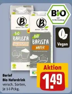REWE Berief Bio Haferdrink Angebot