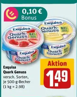 REWE Exquisa Quark Genuss Angebot